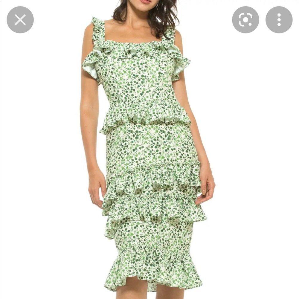 Alexia Admor Ruffle Floral Dress